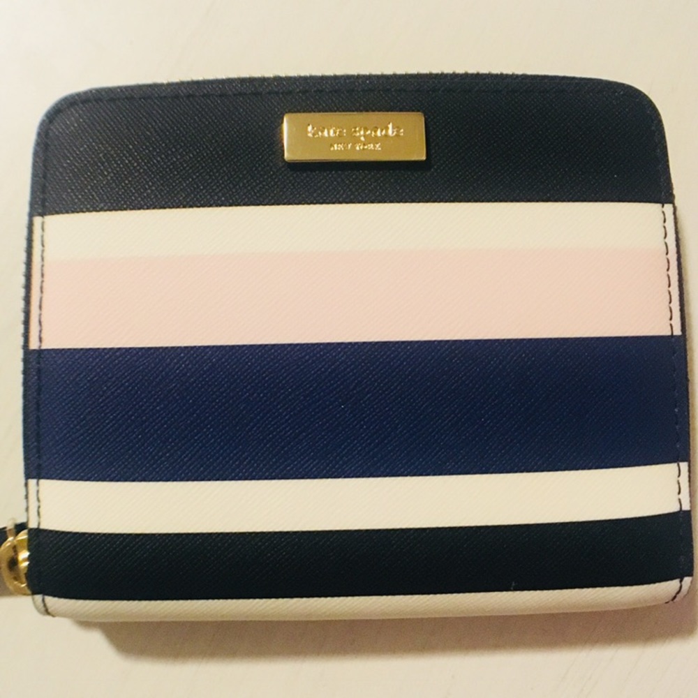Kate Spade Darci Striped Wallet NWT